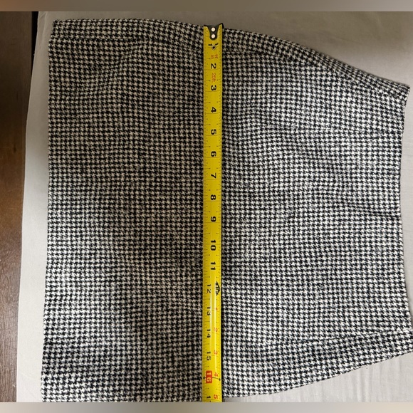 Massimo Dutti Black and White Houndstooth Blazer Wool - Picture 9 of 13